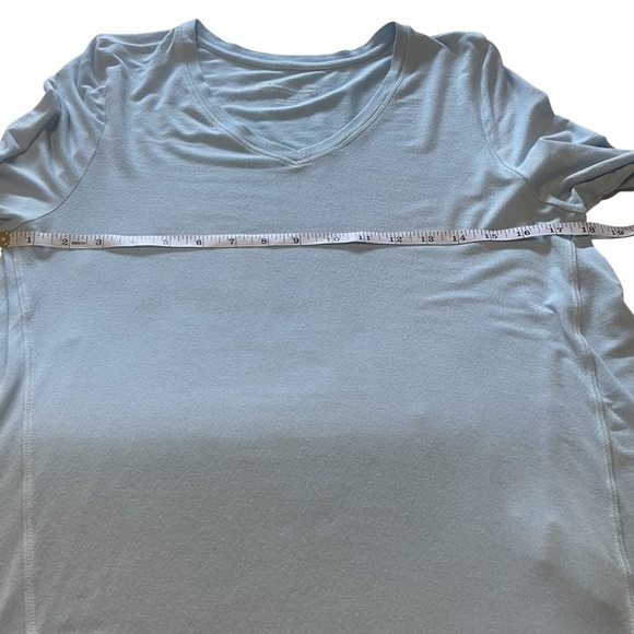 Soft Surroundings NWT Sublime Long Sleeve Glacier Blue Size Small Petite - Picture 9 of 11